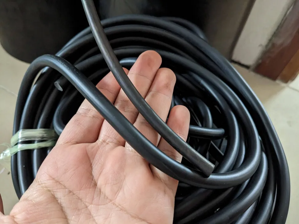 Gioăng cao su chịu dầu NBR tròn đặc phi 2 (D2 - 2mm)