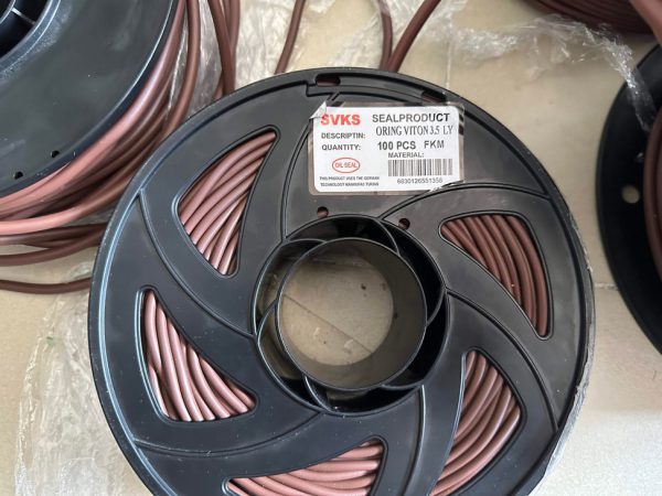 Gioăng cao su chịu hóa chất viton FKM phi 8.5 (D8.5 - 8.5mm)