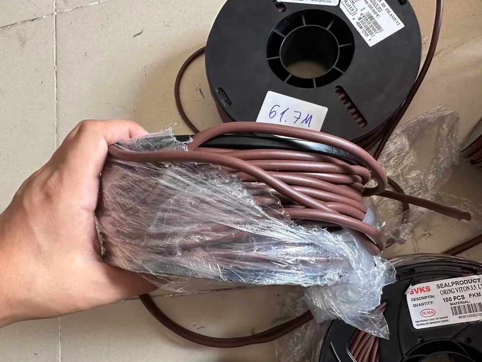 Gioăng cao su chịu hóa chất viton FKM phi 4.5 (D4.5 - 4.5mm)