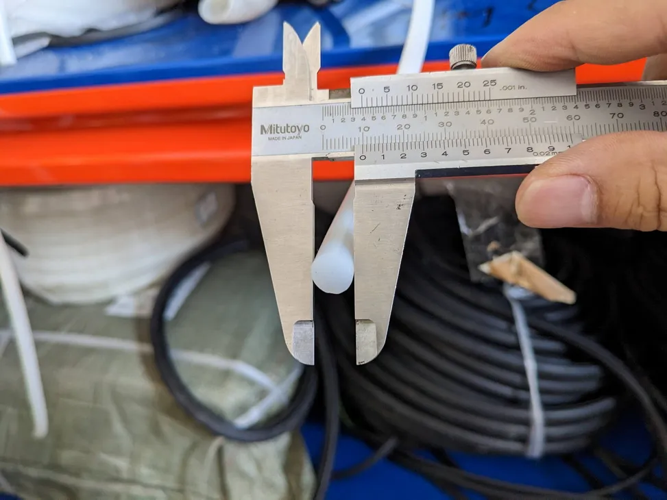 Gioăng silicone chịu nhiệt tròn đặc phi 8 (D8 - 8mm)