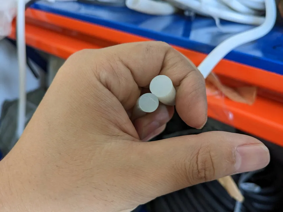 Gioăng silicone chịu nhiệt tròn đặc phi 7.5 (D7.5 - 7.5mm)