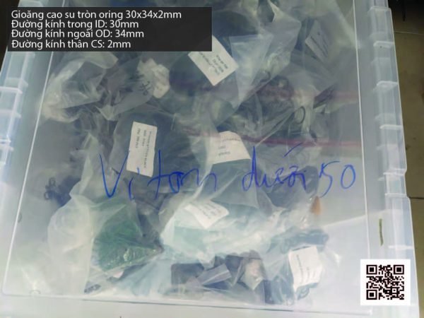 Gioăng Oring tròn cao su Viton 28.5x2 chịu nhiệt, chịu hóa chất - Hình ảnh 3