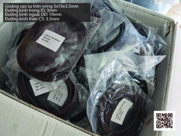 Gioăng Oring tròn cao su Viton 97.5x3 chịu nhiệt, chịu hóa chất - Hình ảnh 4