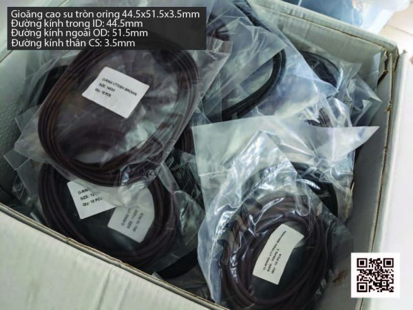Gioăng Oring tròn cao su Viton 41.5x3.5 chịu nhiệt, chịu hóa chất - Hình ảnh 4